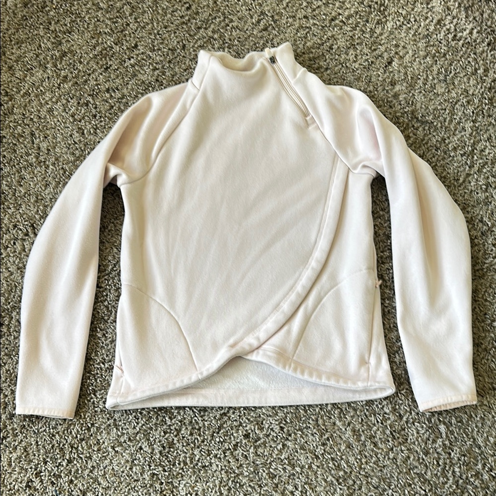 Athleta Girl light pink sweatshirt- great condition! Size L/12